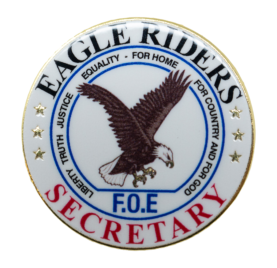 Eagle Riders Pin - Secretary