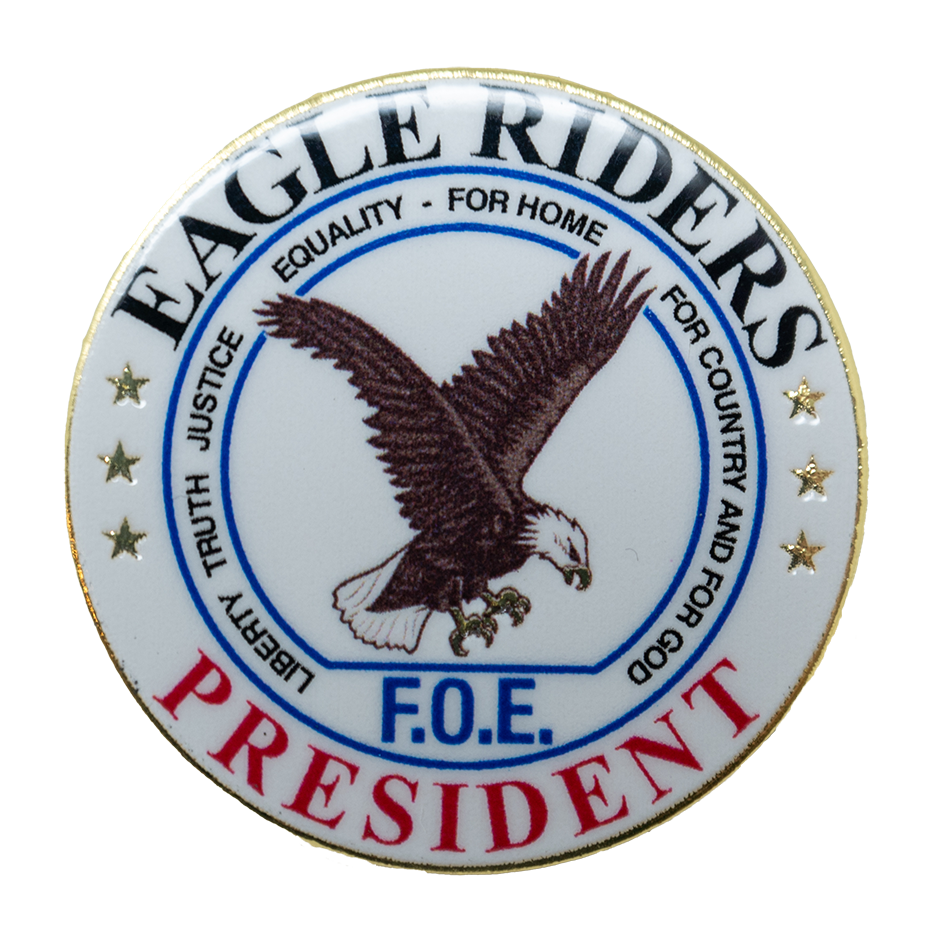Eagle Riders Pin - President