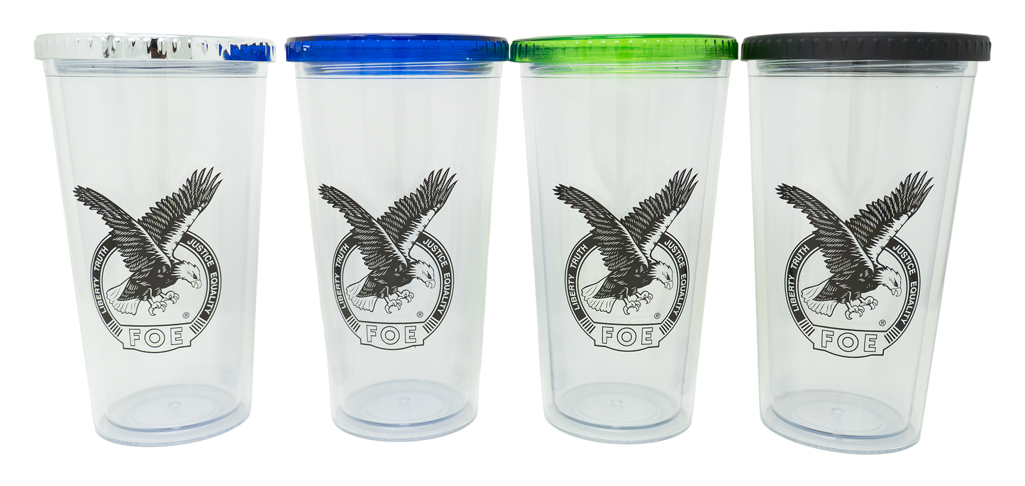 Tumbler - 20 oz w/lid and straw