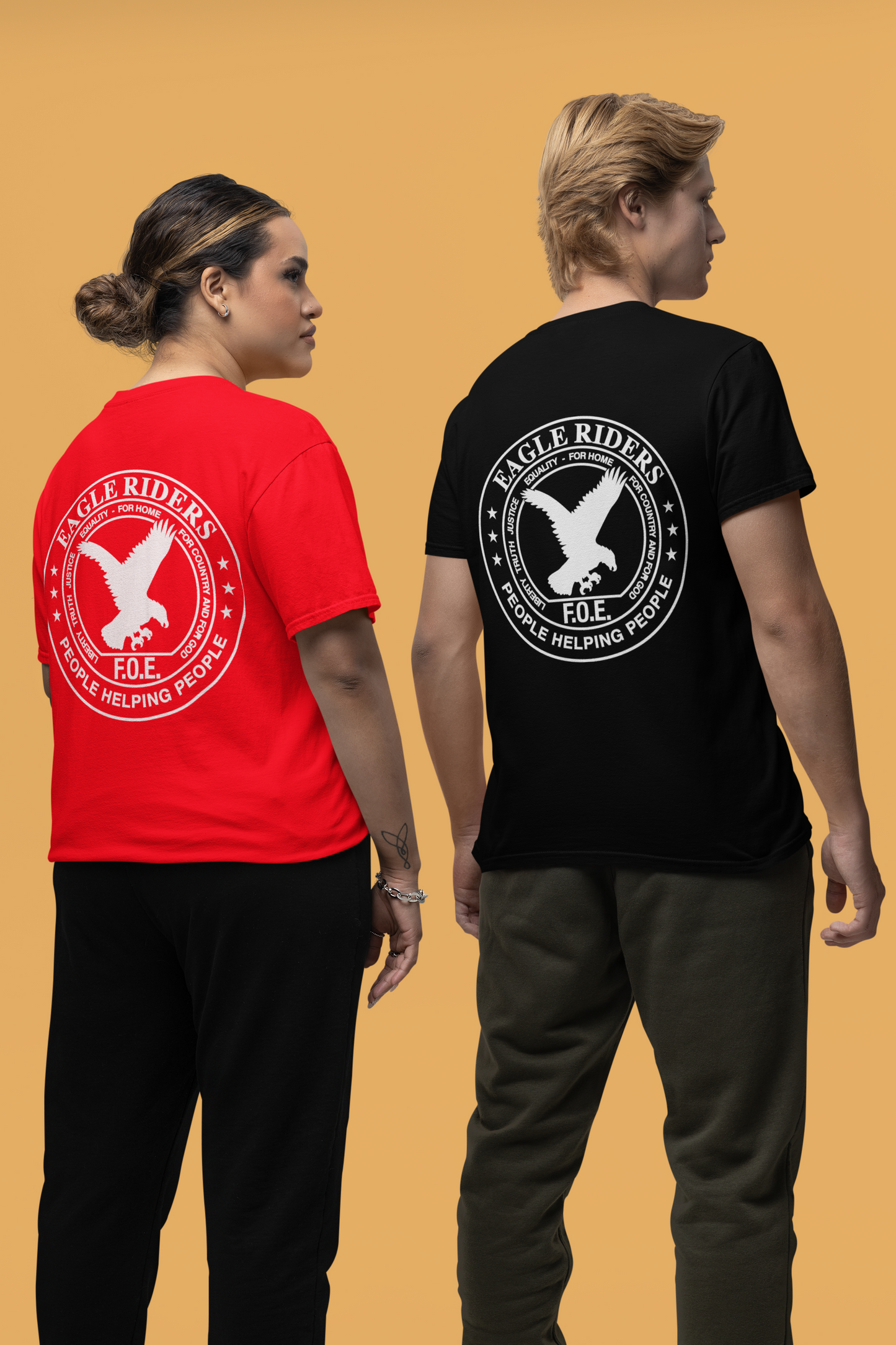 Eagle Riders Double Sided Beefy Pocket T-Shirt (#37)
