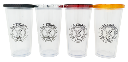 Tumbler - 20 oz w/lid and straw