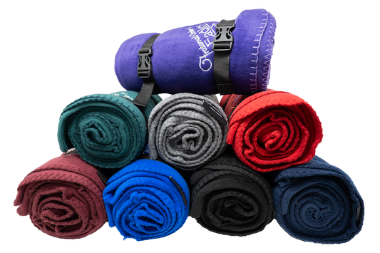 Fleece Blanket with Strap