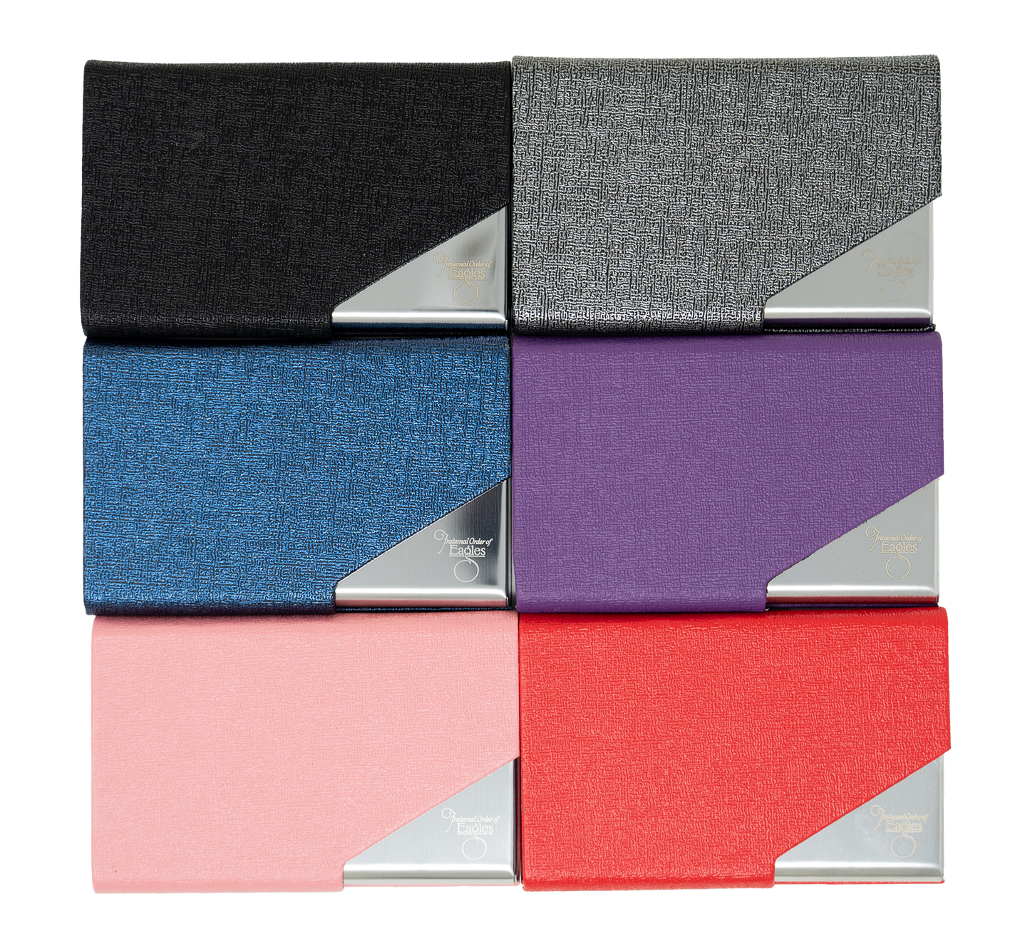 Business Card Holder - Leather/Stainless Steel