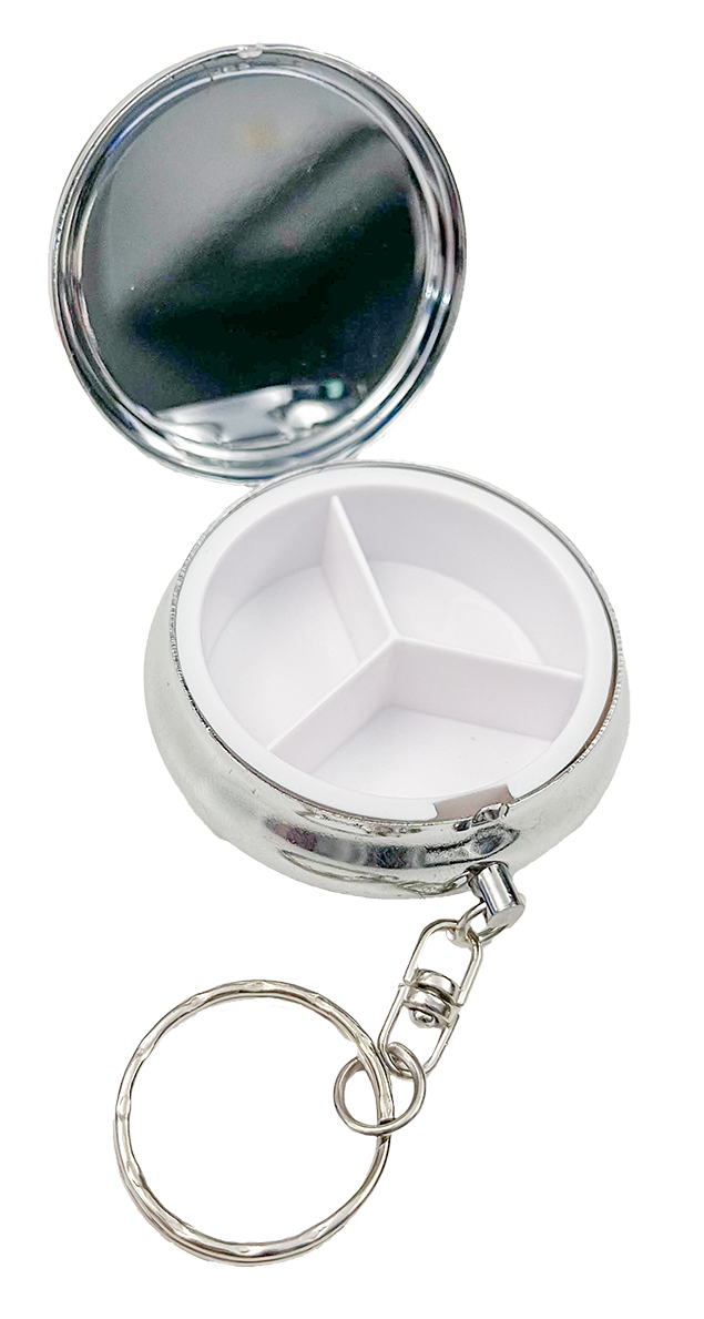 Pill Box Keychain