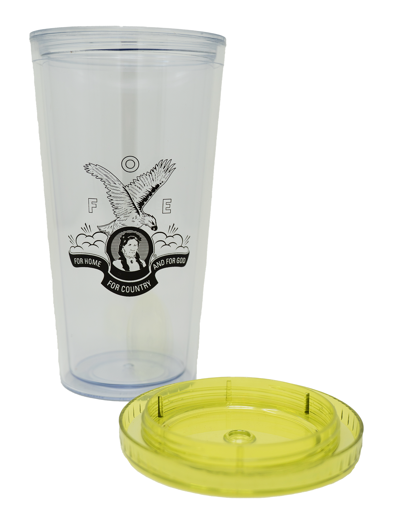 Tumbler - 20 oz w/lid and straw