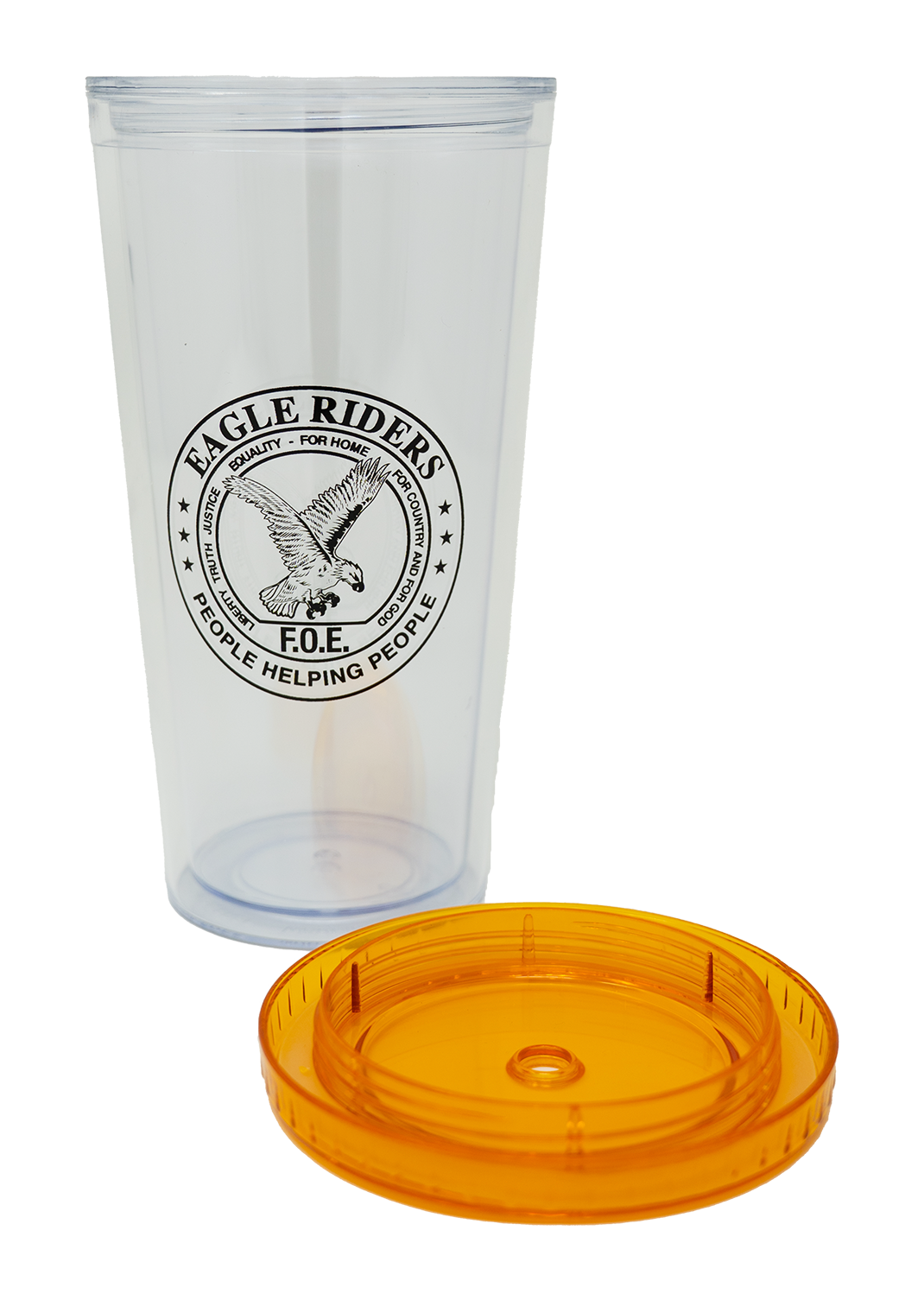 Tumbler - 20 oz w/lid and straw
