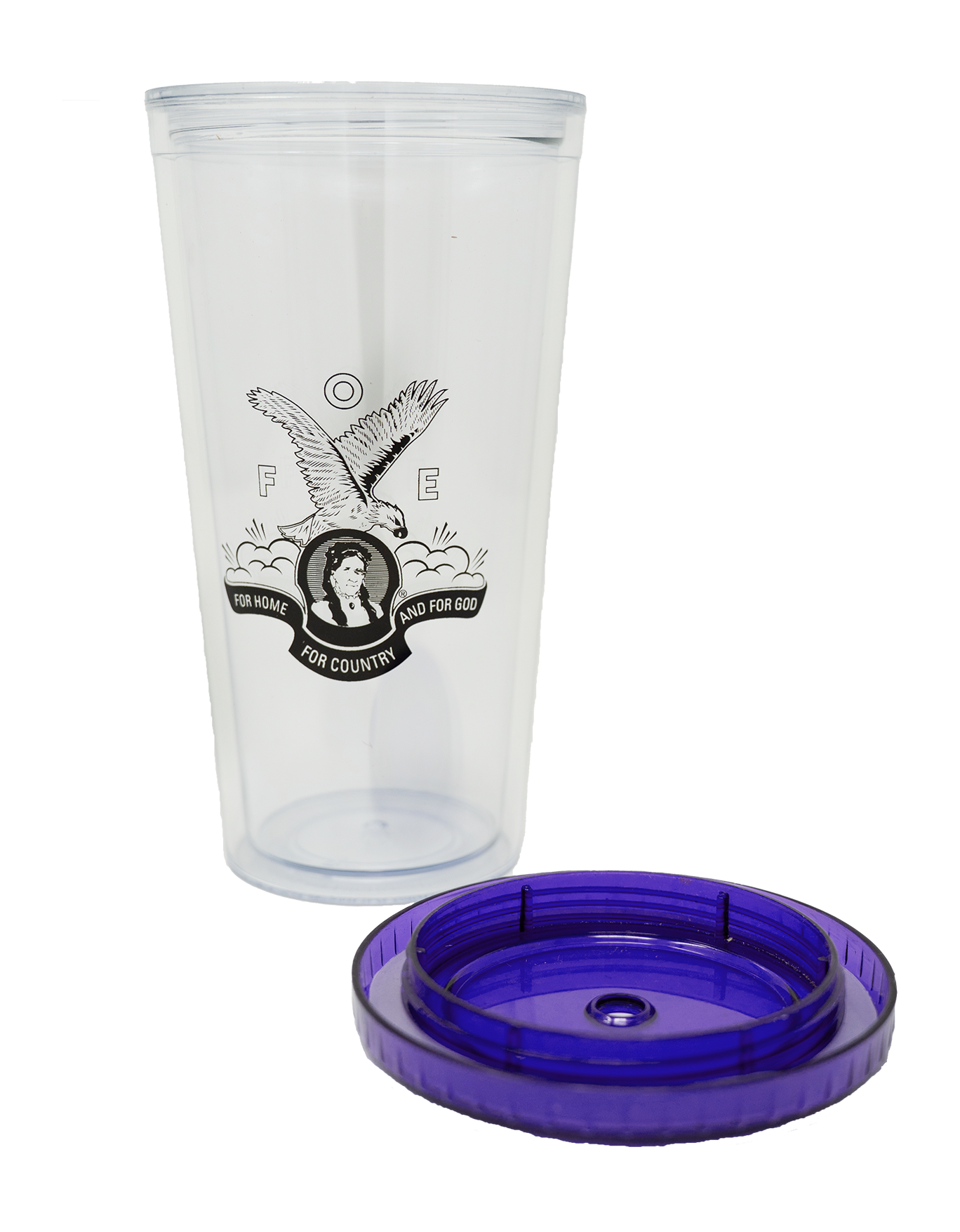 Tumbler - 20 oz w/lid and straw