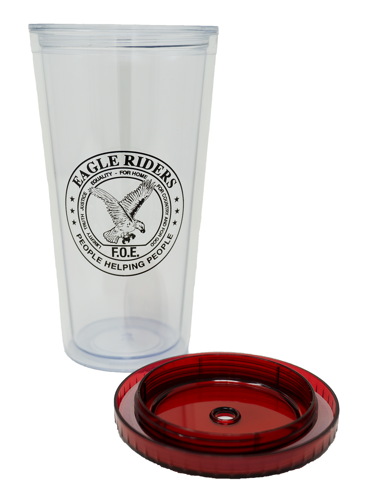 Tumbler - 20 oz w/lid and straw