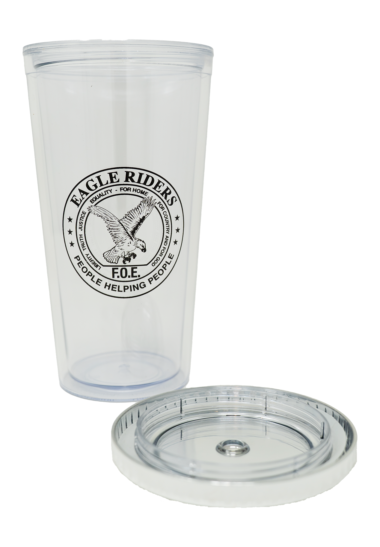 Tumbler - 20 oz w/lid and straw