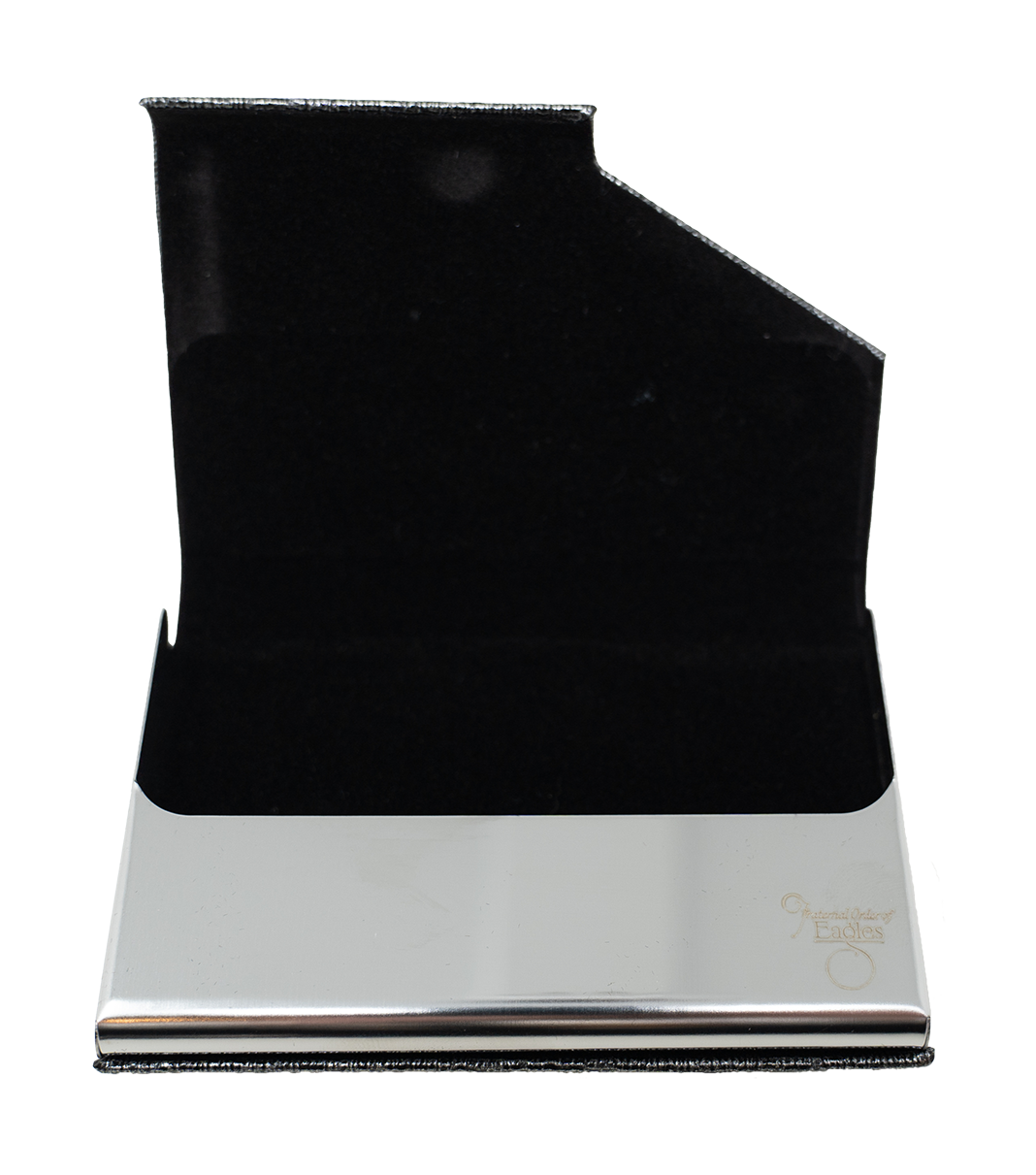 Business Card Holder - Leather/Stainless Steel