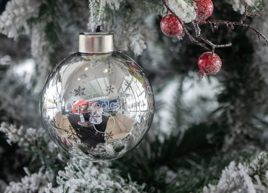 Light Up Glass Ornaments