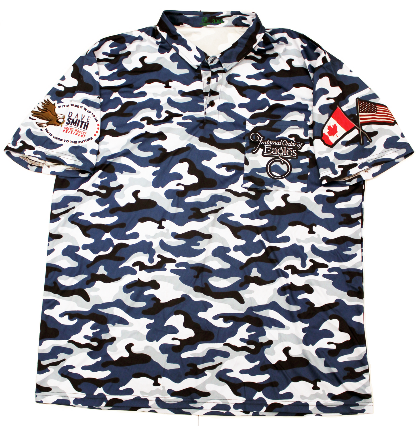 Men's Dave Smith Award Camo Polo (#13)