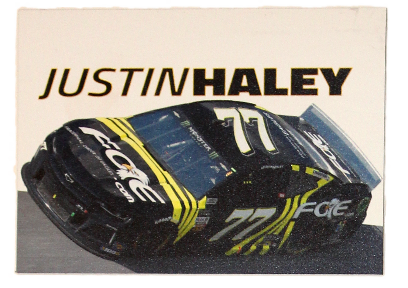Justin Haley Die Cut Magnet