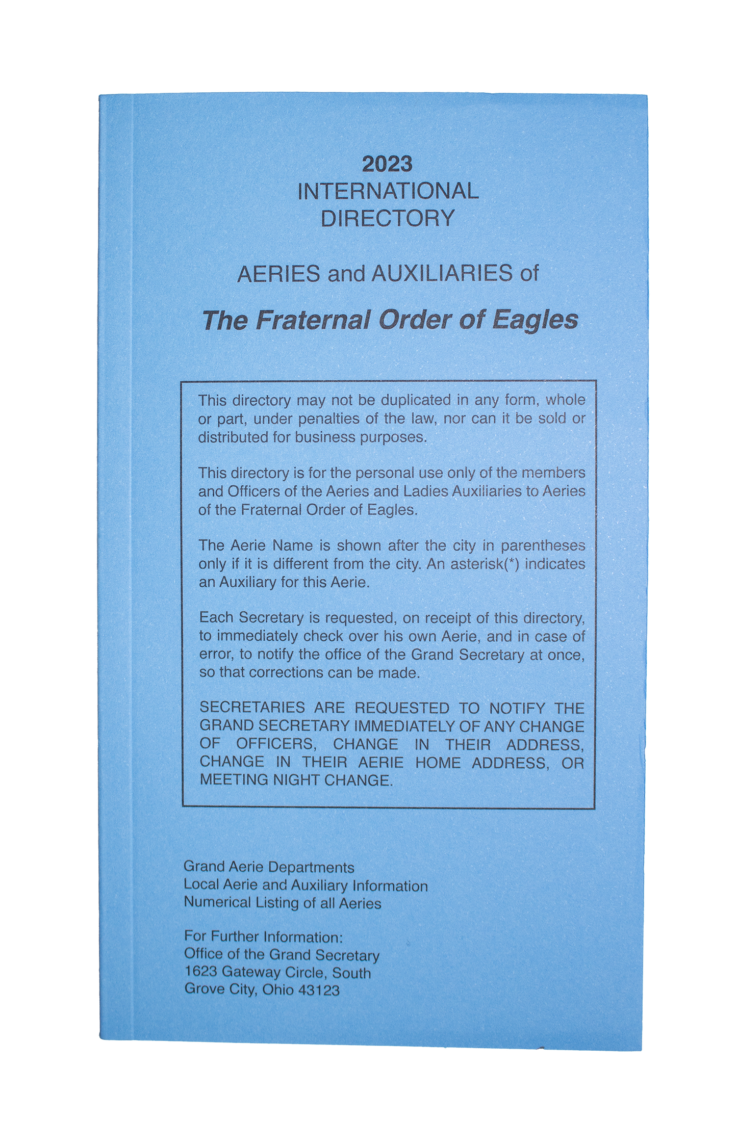 2023 International Directory