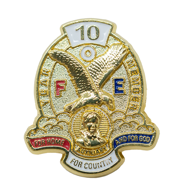 Pin - Auxiliary 10 Years