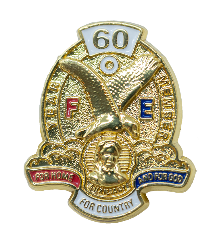 Pin - Auxiliary 60 Years