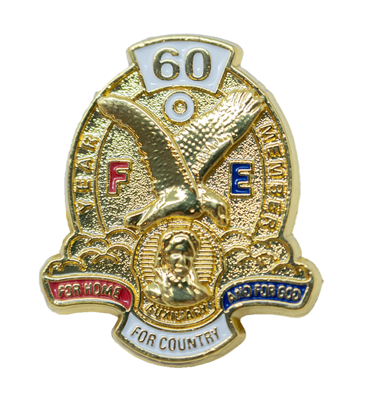 Pin - Auxiliary 60 Years