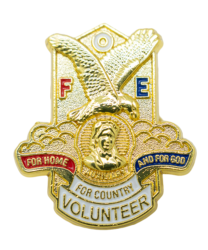 Pin - Auxiliary Volunteer