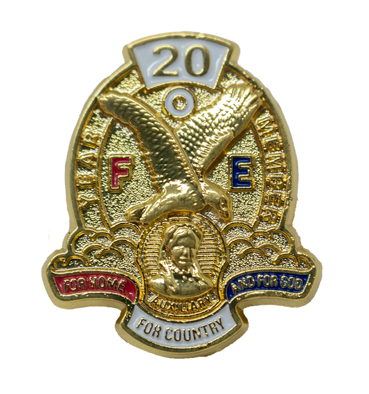 Pin - Auxiliary 20 Years