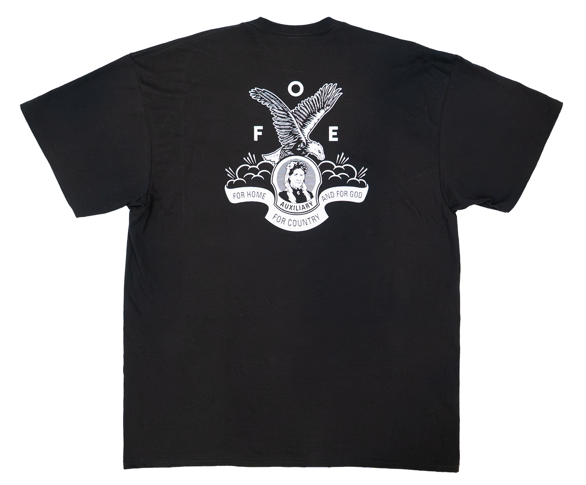 V-Neck T-Shirt Auxiliary Logo (#49)