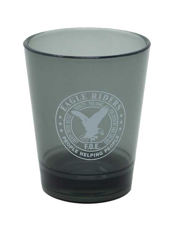 Shot Glass - Acrylic Eagle Riders Logo