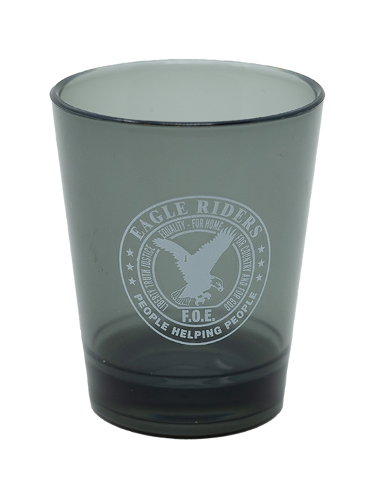 Shot Glass - Acrylic Eagle Riders Logo