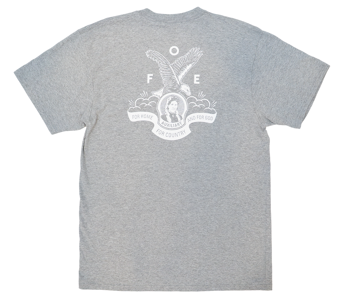 V-Neck T-Shirt Auxiliary Logo (#49)