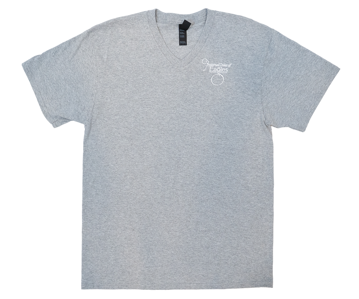 V-Neck T-Shirt Script Logo (#19)