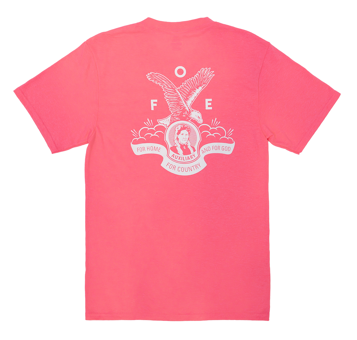 V-Neck T-Shirt Auxiliary Logo (#49)