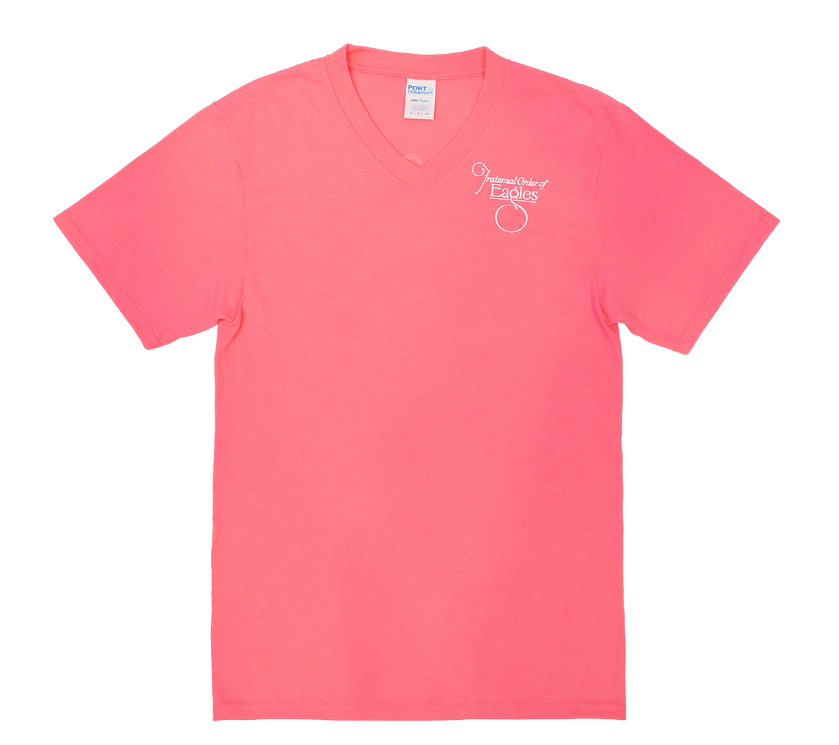 V-Neck T-Shirt Script Logo (#19)