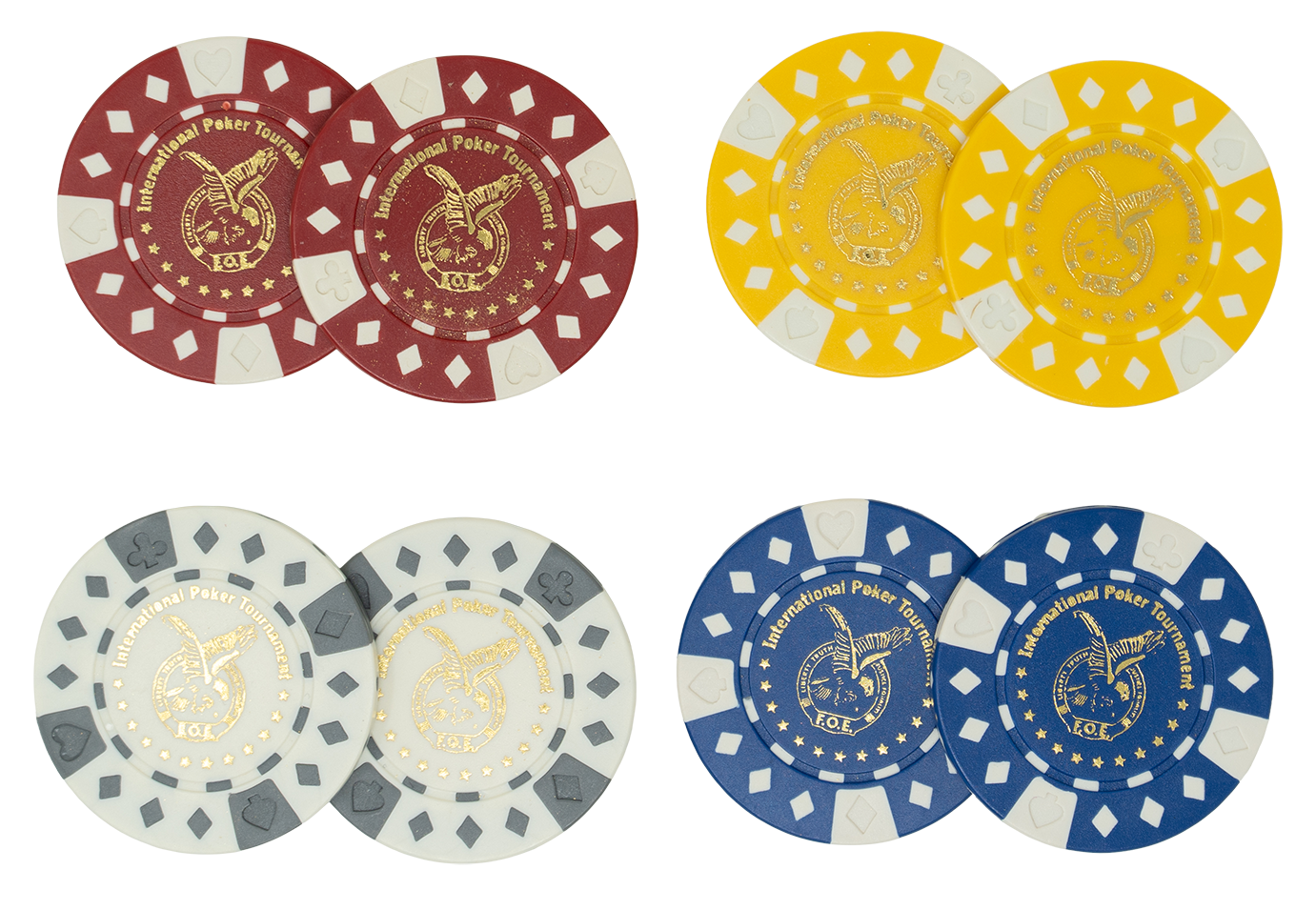 Poker Chips Set (25 per sleeve)