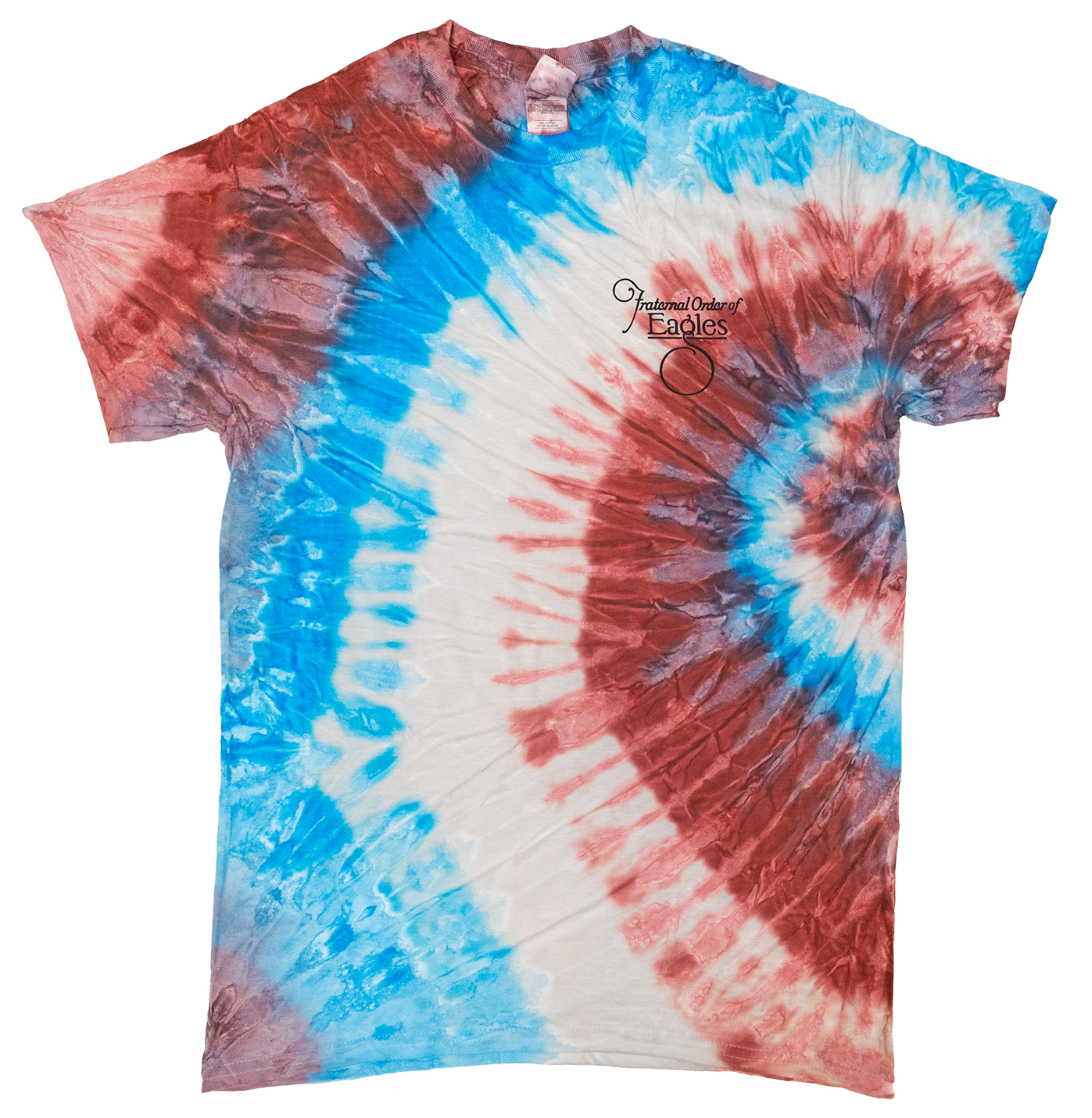 Red, White and Blue Tie Dye T-Shirt (#29)