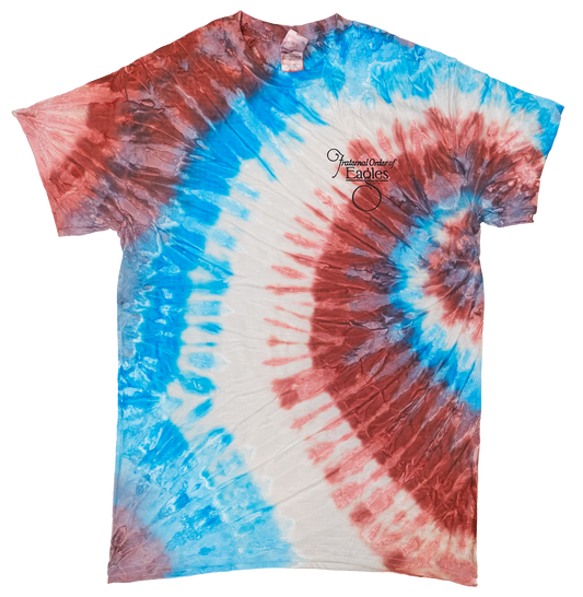 Red, White and Blue Tie Dye T-Shirt (#29)