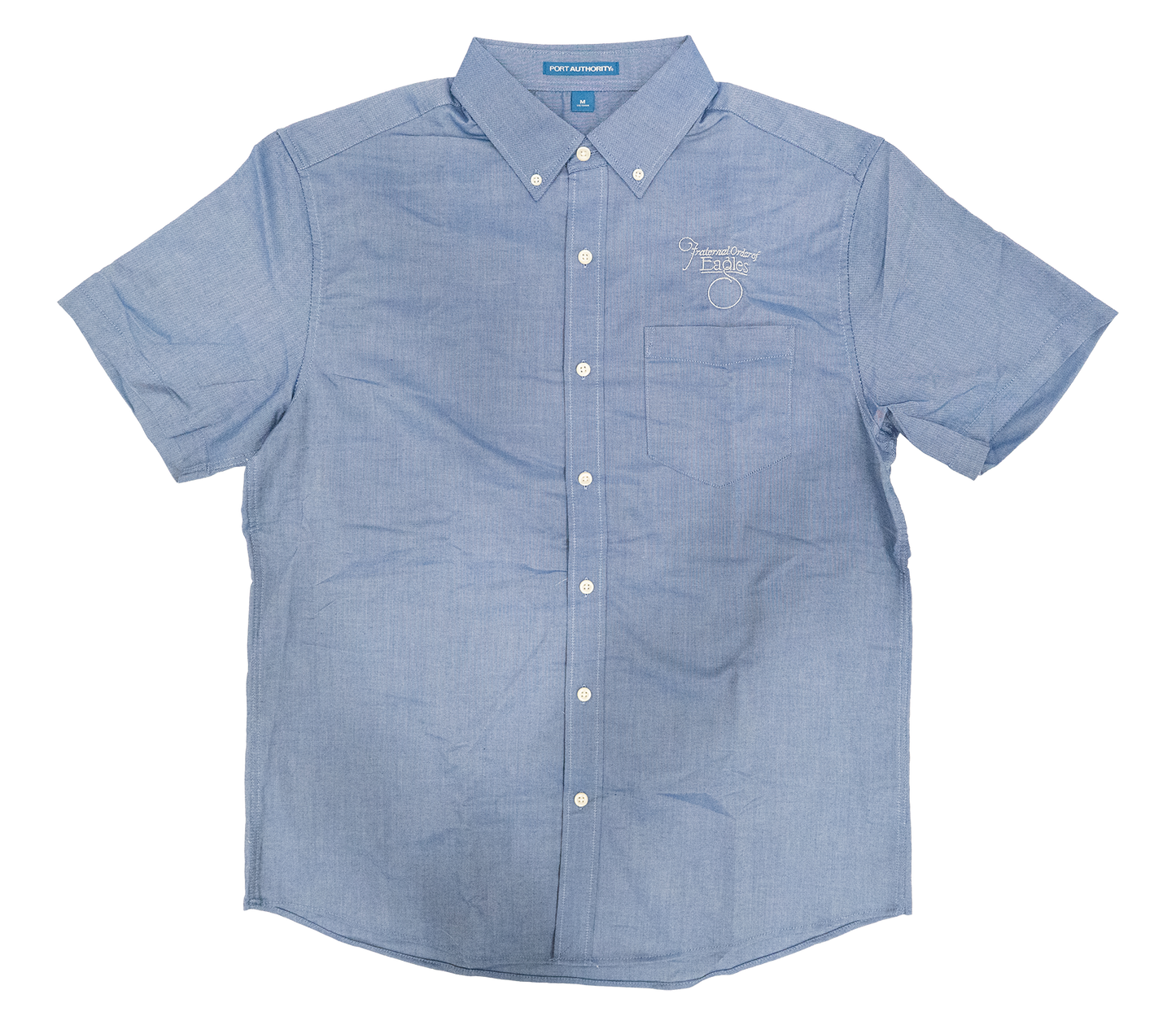 Men's Short Sleeve Oxford Dress Shirt (#22)