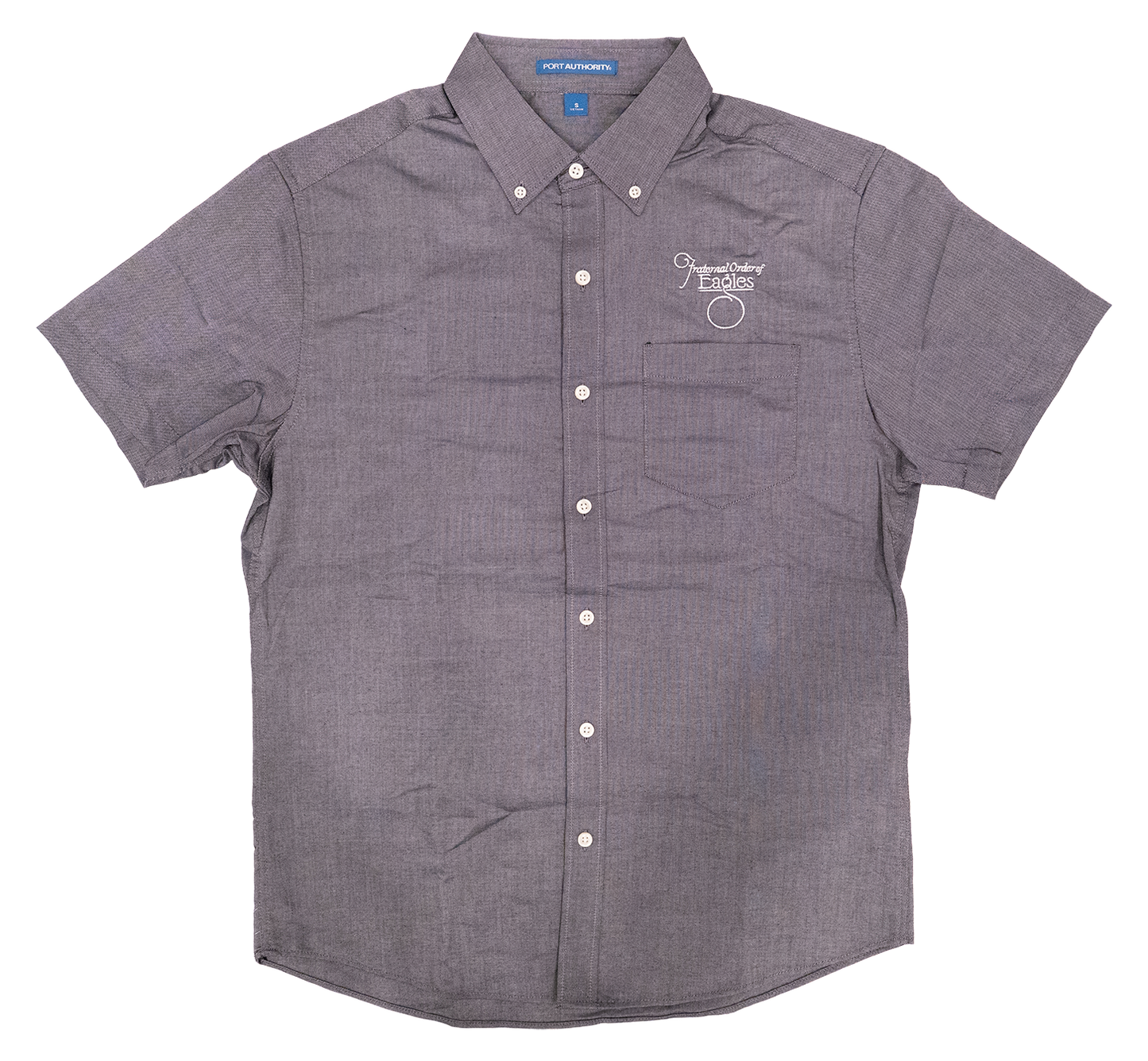 Men's Short Sleeve Oxford Dress Shirt (#22)