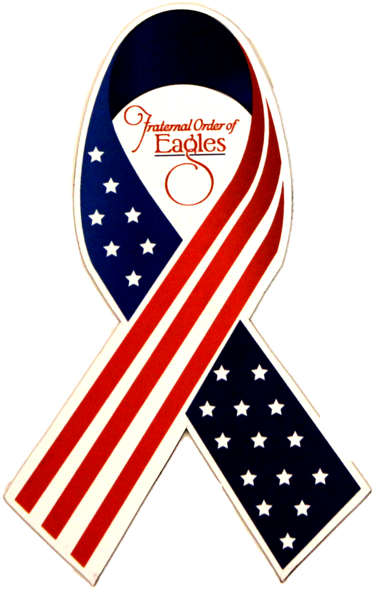 Refrigerator Magnet - American Flag Ribbon