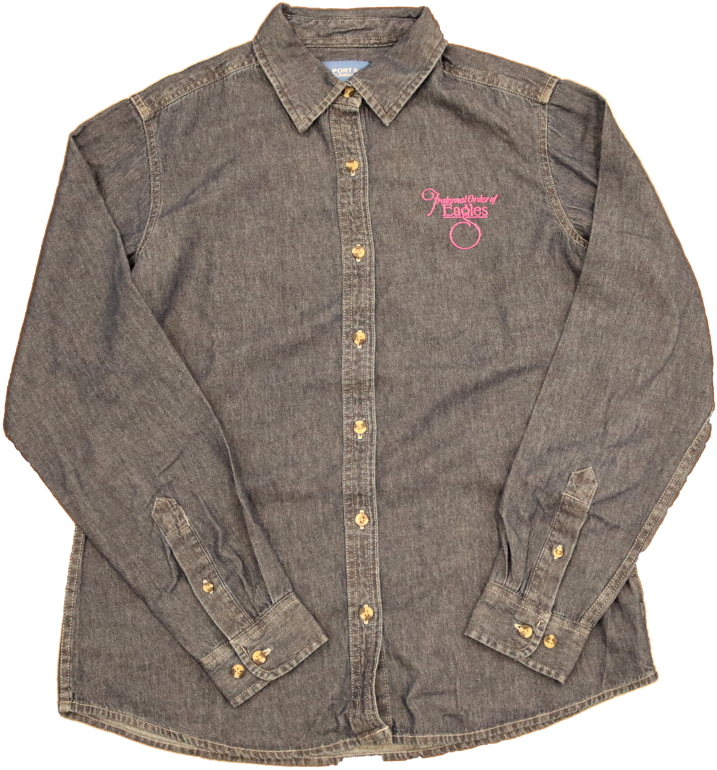 Ladies' Long-Sleeve Denim Shirts