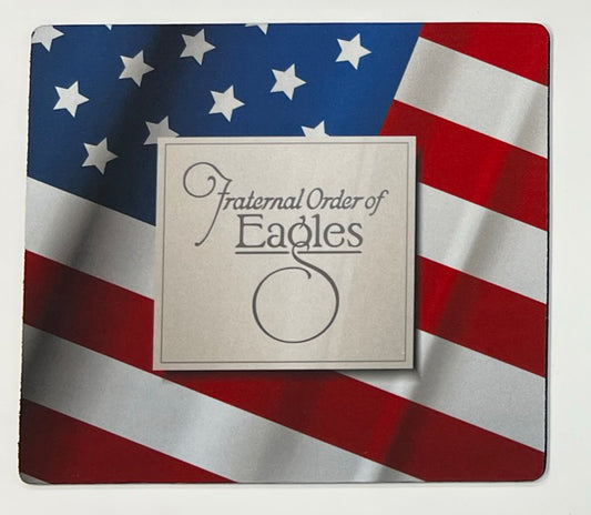 American Flag Plate Mousepad