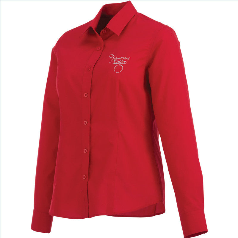 Ladies' Preston Long Sleeve Shirt - Red