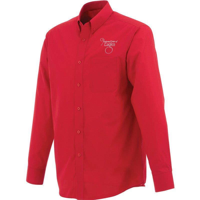 Men's Preston Long Sleeve Shirt - Red